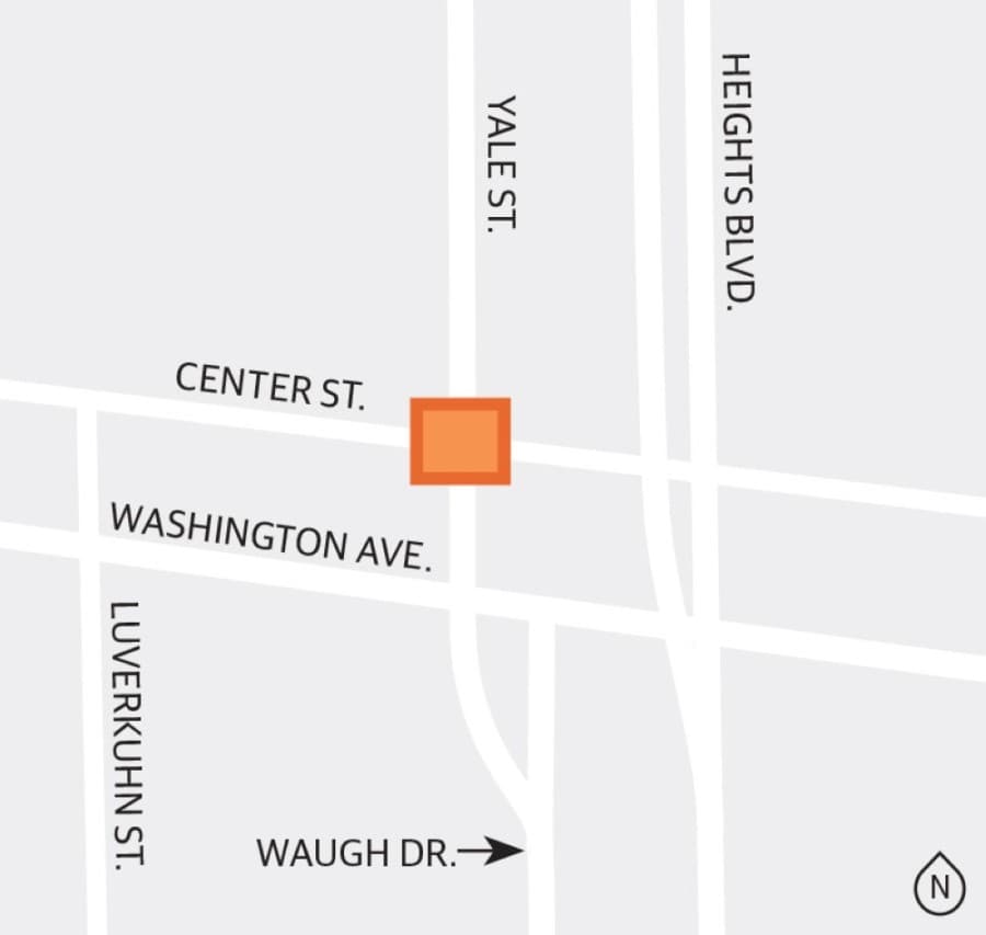 Yale and Center intersection