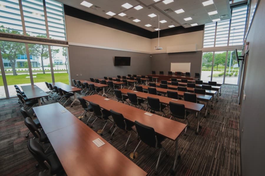The new facility features meeting and training rooms. (Courtesy Capt. Daniel Arizpe, PIO/Cy-Fair Fire Department)