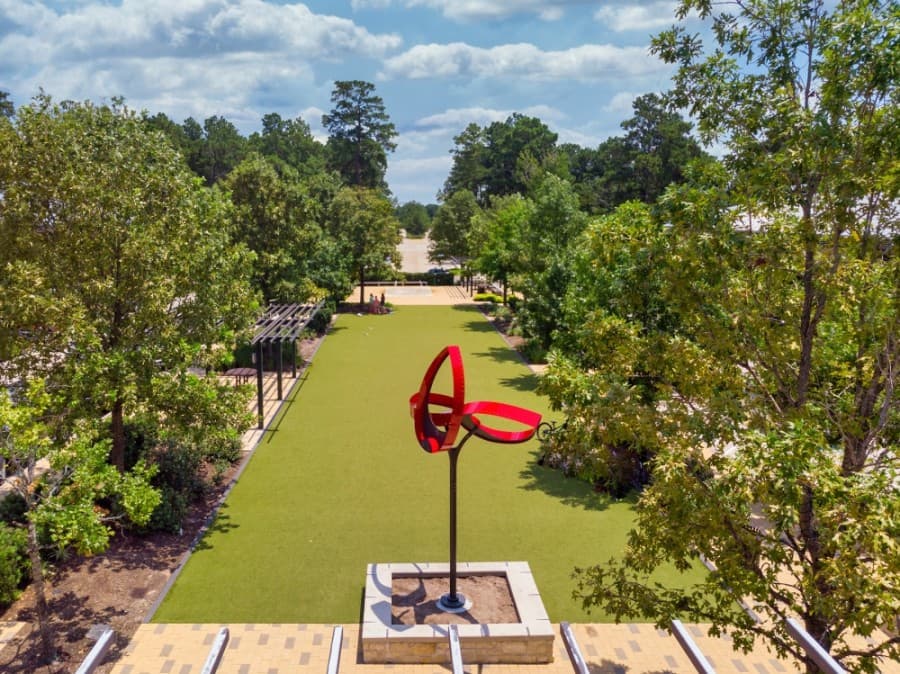 See 'Ibis,' the newest outdoor art sculpture in The Woodlands, and walk through a guide of 11 more