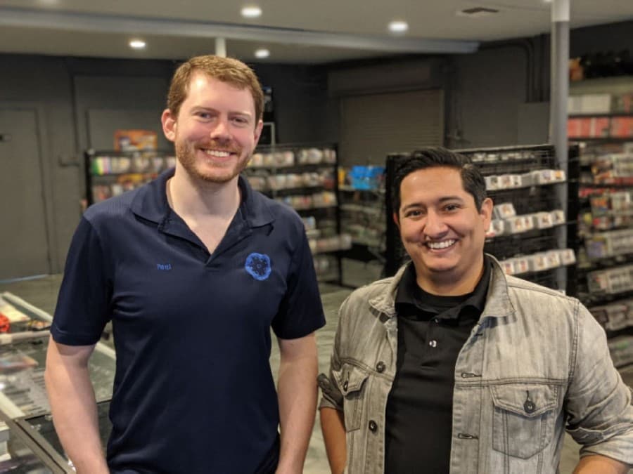 D Pad co-owners Paul Mellyn and Tony Perez created a haven for nerds. (Warren Brown/Community Impact Newspaper)