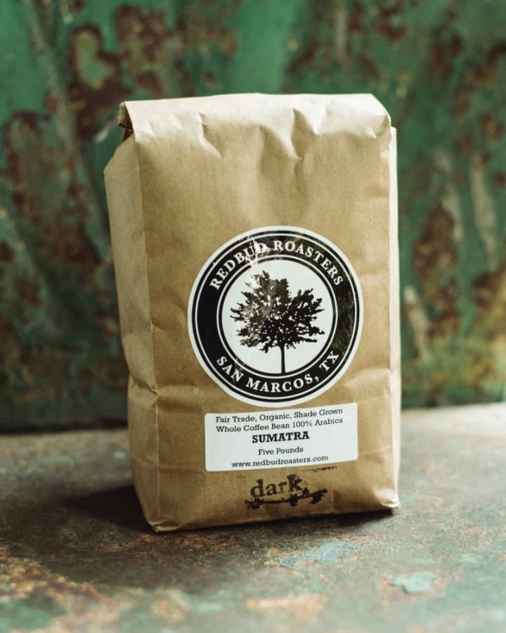 Dark roast, Sumatra
From: Indonesia
This bean gives off an earthy scent and has notes of dark cherry, spice and dark chocolate.
(Courtesy Redbud Roasters)
