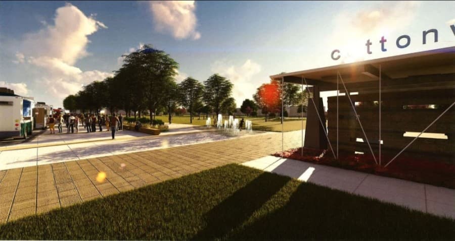 Cottonwood Park redesign in McKinney to include interactive fountain, food truck parking