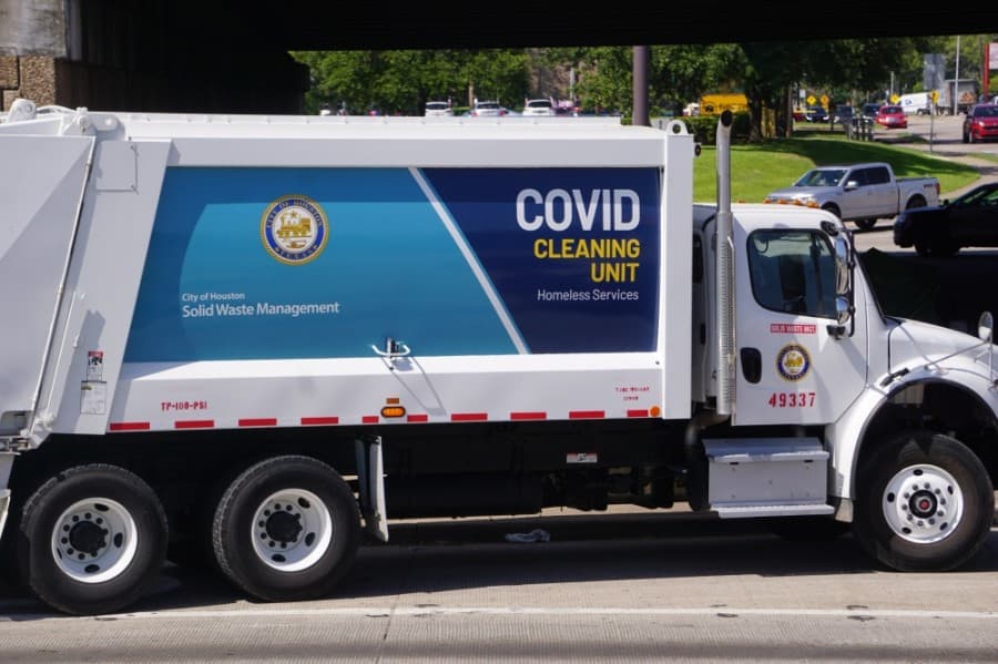 Houston coronavirus updates: Homeless encampments get cleaned; city to host mental health town hall