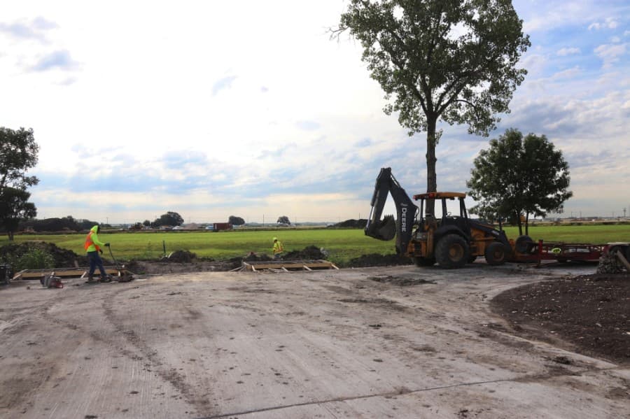 The Cotton Groves is on track to open in 2020, with streets paved and utilities installed. (Courtesy Habitat for Humanity)