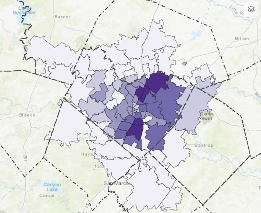 North Central,  Southeast Austin ZIP codes have most COVID-19 cases in Travis County