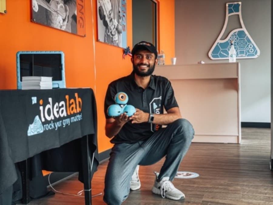 Shivam Bhakta co-owns IDEA Lab Kids. (Courtesy IDEA Lab Kids) 