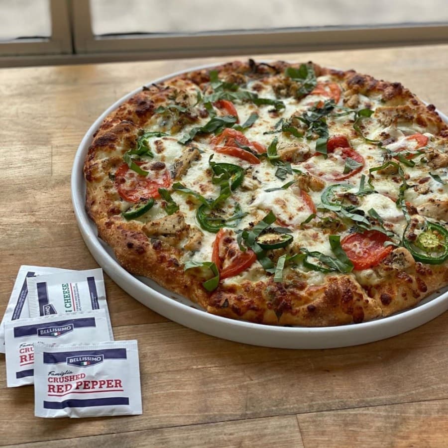 The restaurant offers signature and build-your-own pizza options. (Courtesy Pepperoni's)