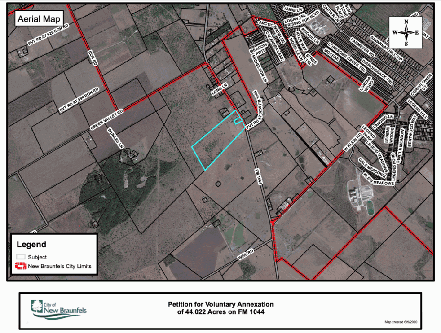 New Braunfels annexes 44 acres in plan for low-density residential development