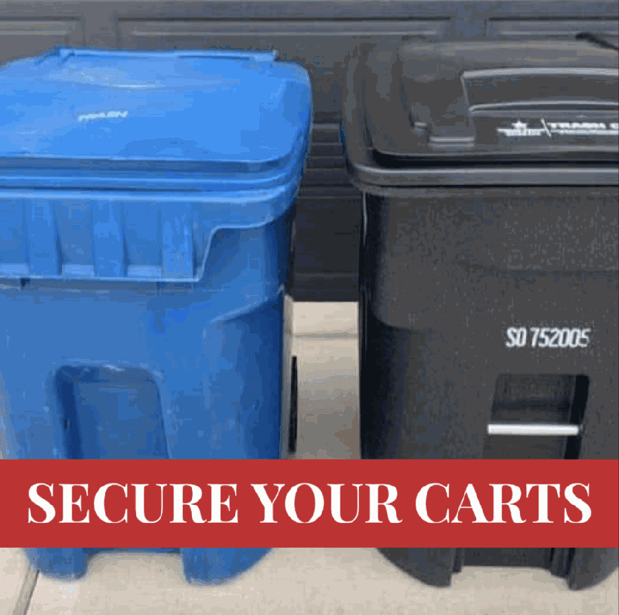 City of Katy urges residents to secure garbage cans in anticipation of Hurricane Laura