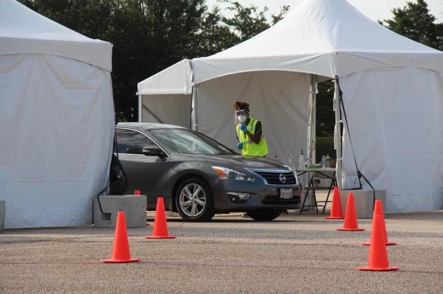 Since beginning operations Aug. 3, the site has completed just under 9,600 tests, according to Frisco Fire Battalion Chief Jake Owen. (Courtesy city of Frisco)