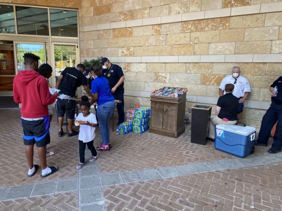 More than 2,800 Hurricane Laura evacuees were staying in Frisco hotels as of Aug. 28. (Courtesy Frisco Fire Department)