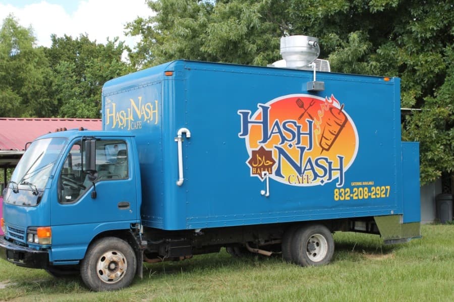 Hash Nash Cafe serves halal cuisine from Kingwood food truck