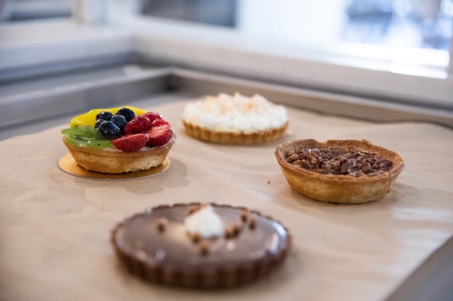 Edith's French Bistro offers a variety of pastries at each of its three locations. (Liesbeth Powers/Community Impact Newspaper)
