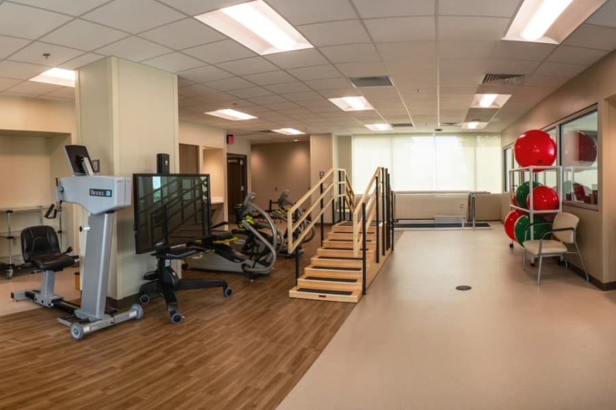Medical City McKinney's new rehabilitation facility includes a gym to help patients rehabilitate. (Courtesy Medical City McKinney)