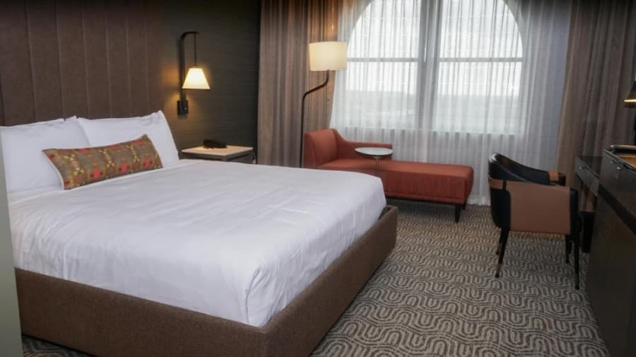 The 120-room hotel offers single and double rooms as well as multiple suites. (Photos by Gavin Pugh/Community Impact Newspaper)