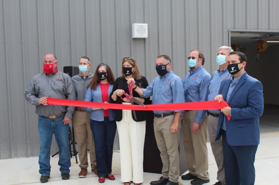 Salazar-Zamora applauded the board members for their support of the district's new facilities and 2017 bond referendum, which more than 70% of voters approved in November 2017, she said. (Anna Lotz/Community Impact Newspaper)