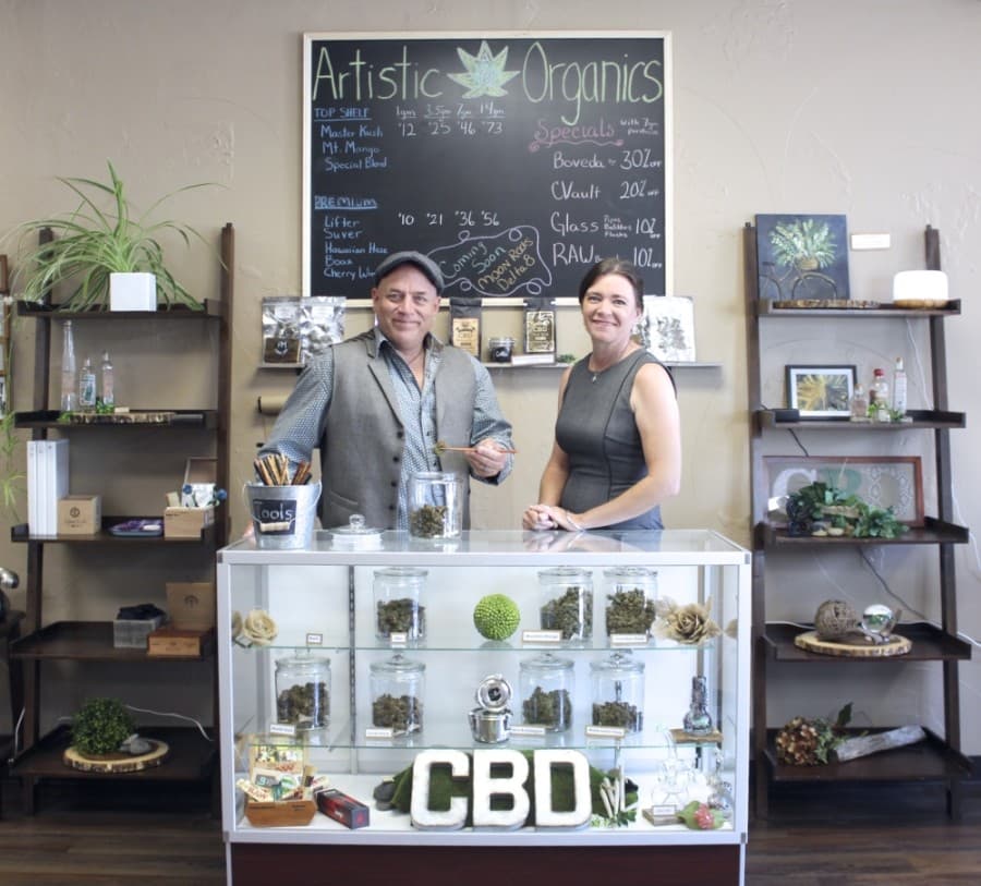 Artistic Organics CBD wellness store offers education, specialized client services
