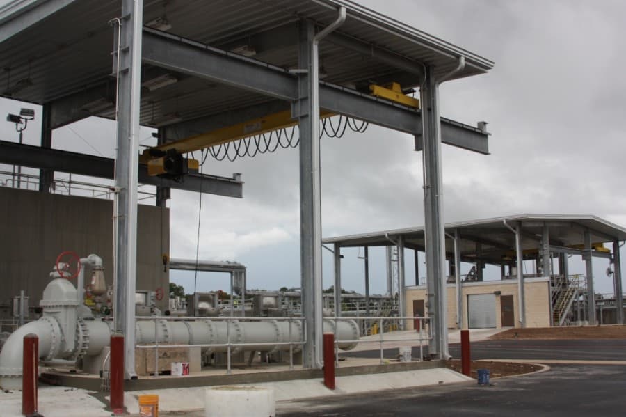 The new facility will take over operations from the current Gruene Wastewater Treatment Plant. (Lauren Canterberry/Community Impact Newspaper)