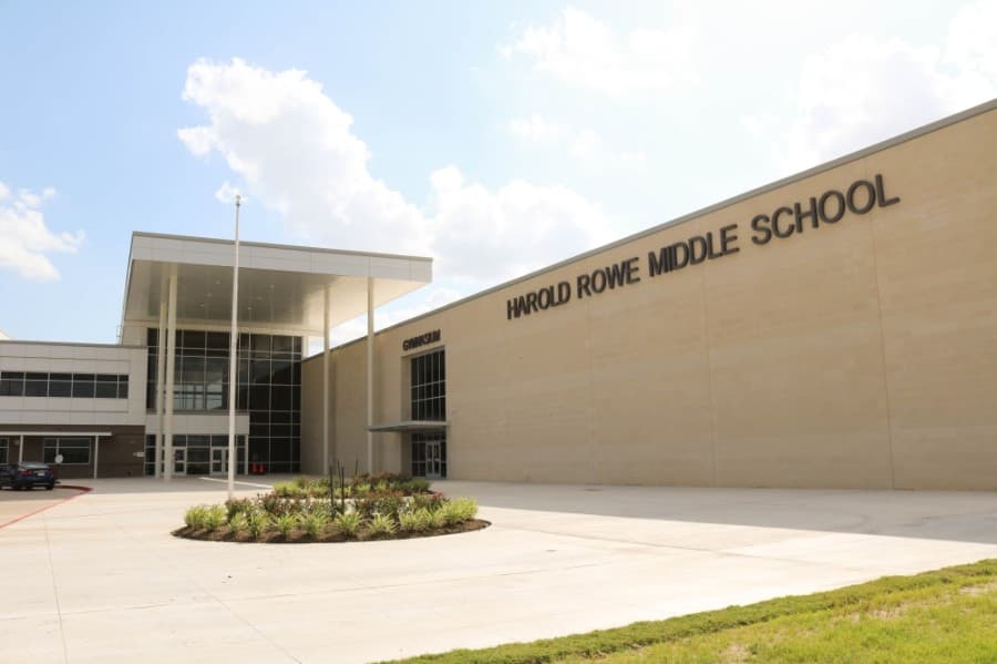 Rowe Middle School opened Sept. 8. (Courtesy PBK Architects)