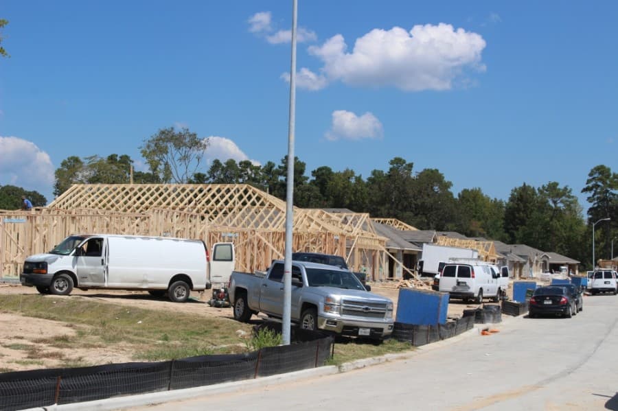 Dovershire is a community under development off Gosling Road. (Ben Thompson/Community Impact Newspaper)