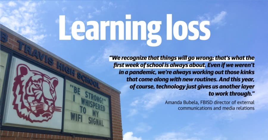 Online instruction reveals challenges, inequities, learning gaps in Fort Bend ISD