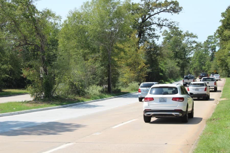 Transportation update: Lake Woodlands Drive work was completed a month ahead of schedule