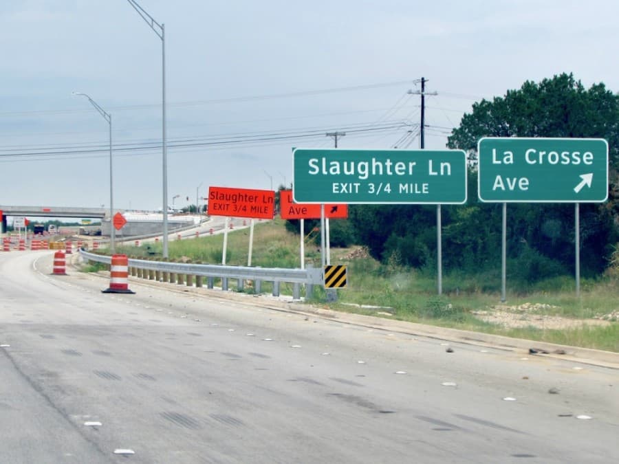 Lane closures scheduled for Slaughter Lane near Escarpment Boulevard beginning Sept. 14