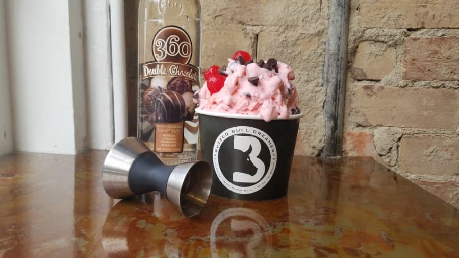 Buzzed Bull Creamery will offer alcohol-infused ice cream in addition to regular ice cream options. (Courtesy Buzzed Bull Creamery)