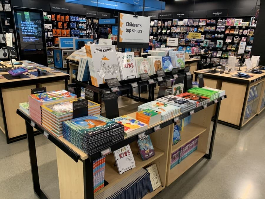 Some of Amazon.com's top-selling books are available at 4-star locations. (Courtesy Amazon)