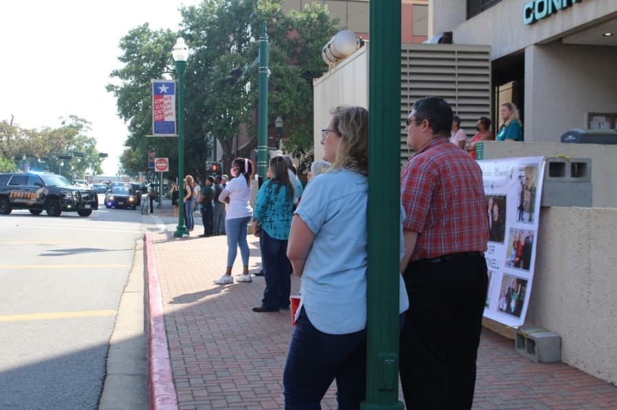 The procession lasted about 30 minutes. (Eva Vigh/Community Impact Newspaper)