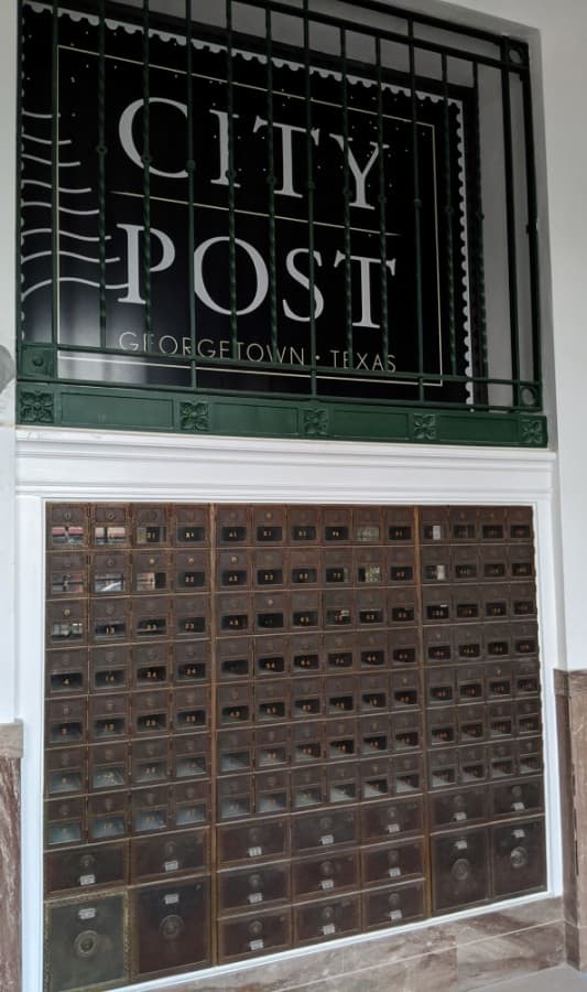 A total of 98 historic post office boxes are available to purchase as part of a City Post membership program. (Courtesy City Post)