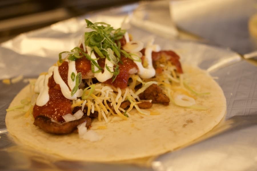 Beautifully crafted tacos are made with fresh ingredients. (Warren Brown/Community Impact Newspaper)