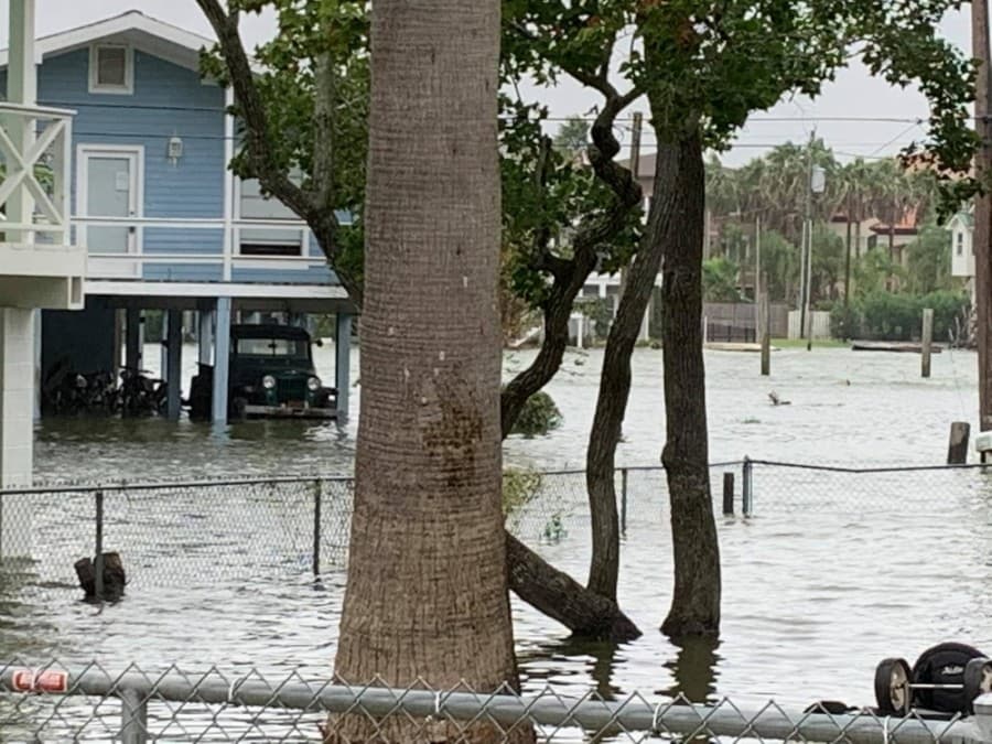 Bay Area experiencing flooding due to Tropical Storm Beta