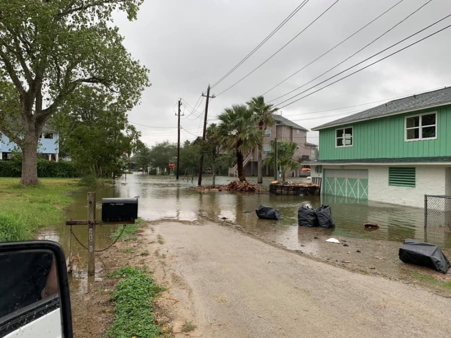PHOTOS: Tropical Storm Beta floods Bay Area roads, neighborhoods