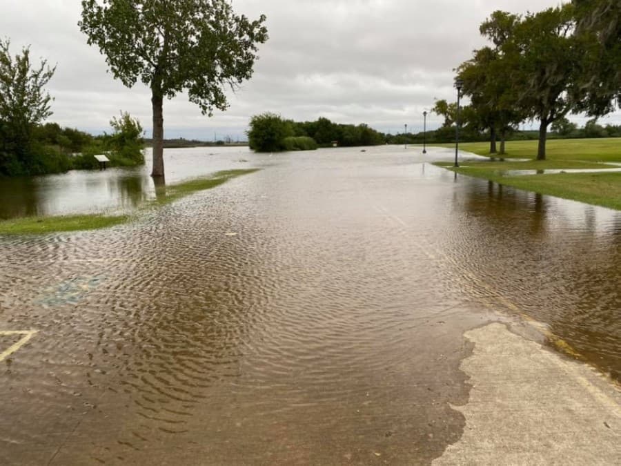 Walter Hall Park saw high water the morning of Sept. 21. (Courtesy Clifford Walk)