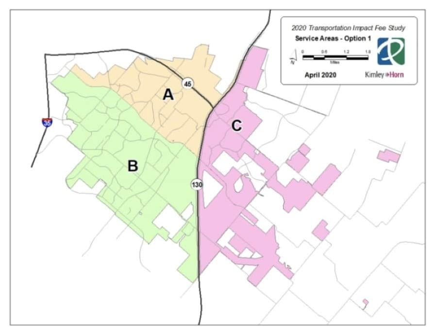 Following an initial discussion Sept. 22, Pflugerville will host its second public hearing regarding proposed roadway impact fees Oct. 27. (Courtesy city of Pflugerville)