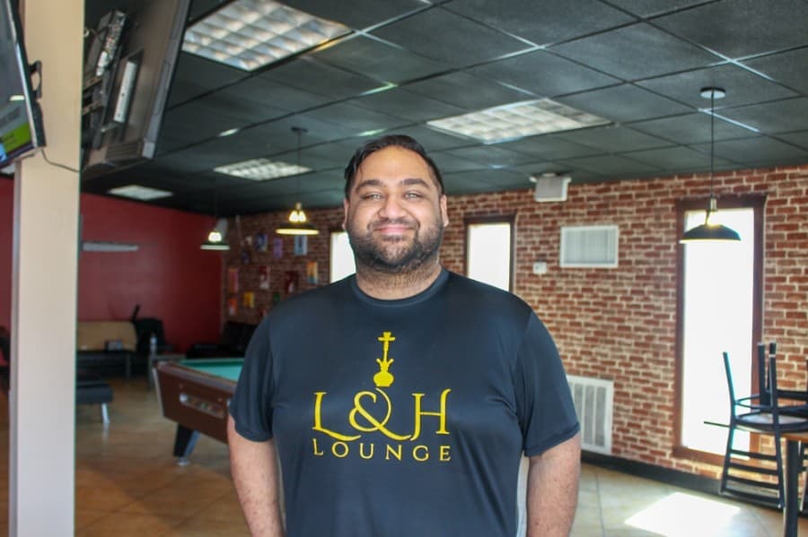 Owner Asim Dar opened L&H Cafe in March 2019. (Kelly Schafler/Community Impact Newspaper)