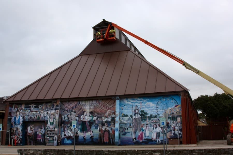 Wurstfest's Marktplatz rebuild nearly complete in New Braunfels