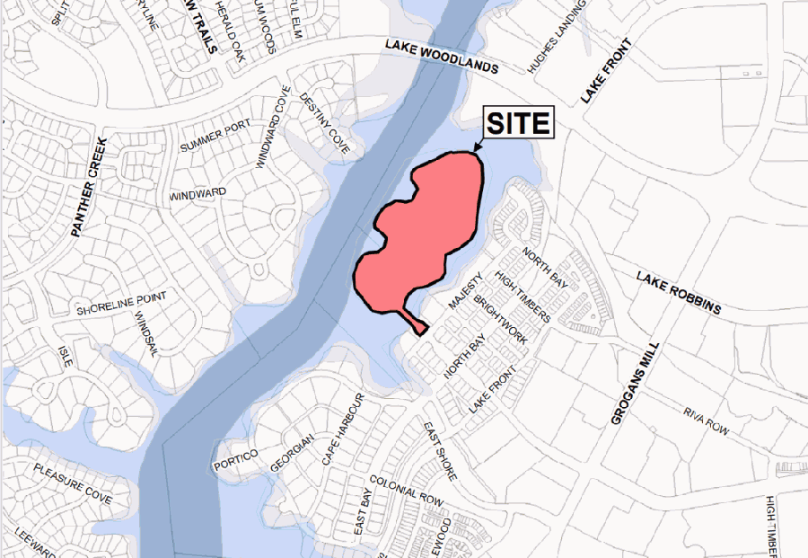 Opposition to high-density housing on Mitchell Island spurs discussion at The Woodlands meeting
