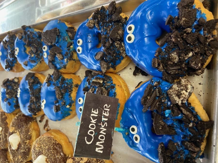 The Cookie Monster is popular with Hurts Donut Co. customers of all ages in Frisco, owner Keith Selby said. (Courtesy Hurts Donut Co.)