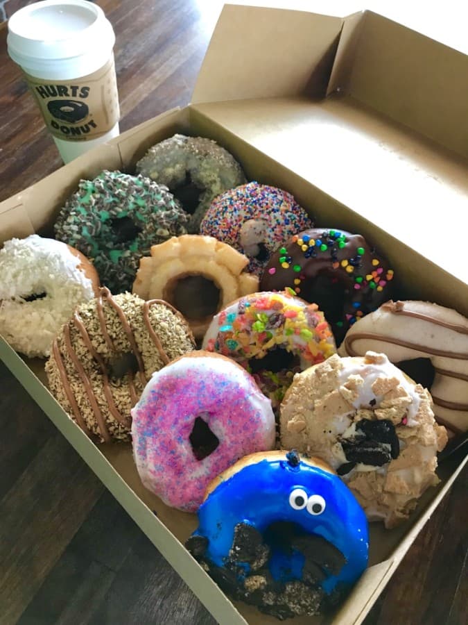 Hurts Donut Co. has 70 varieties of doughnuts the store rotates through on a regular basis. (Courtesy Hurts Donut Co.)