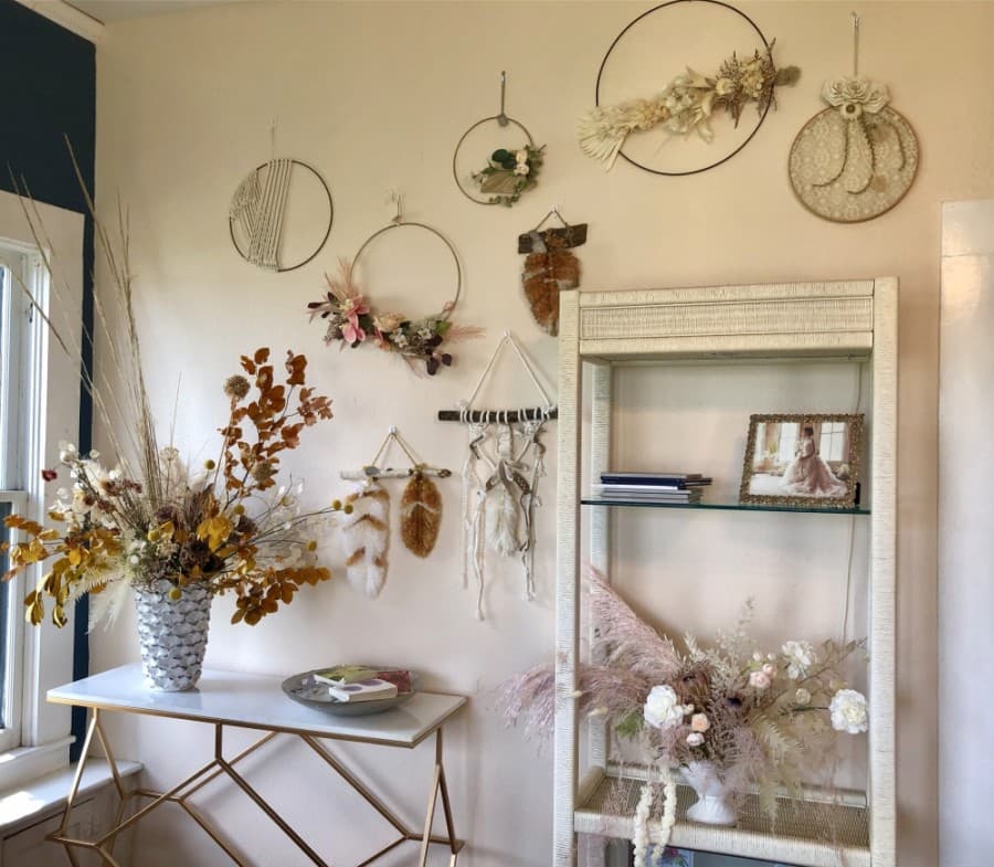 The shop sells decorative pieces for the home, as well. (Sally Grace Holtgrieve/Community Impact Newspaper)