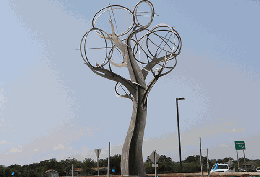 Sculpture installed at roundabout in Southlake
