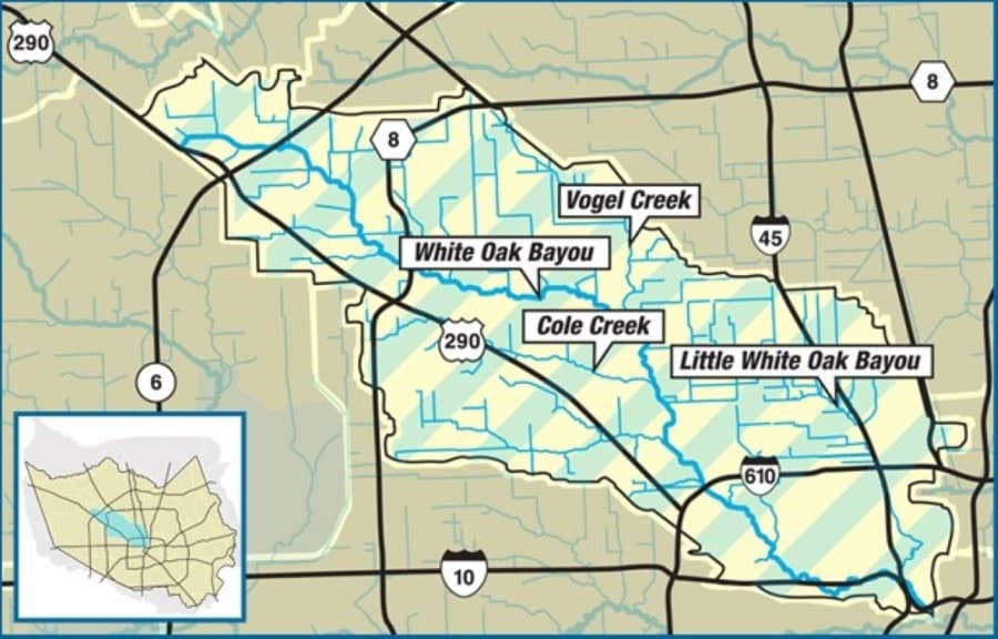 Harris County awards $20.5 million contract for White Oak Bayou widening project