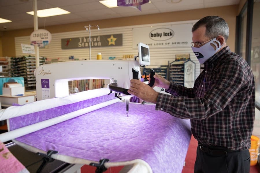 Business at Plano Sewing Center booms as customers spend more time at home
