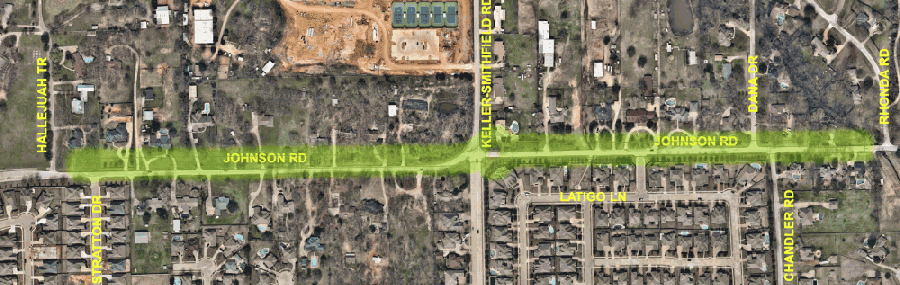 Johnson Road construction plan nearing completion in Keller
