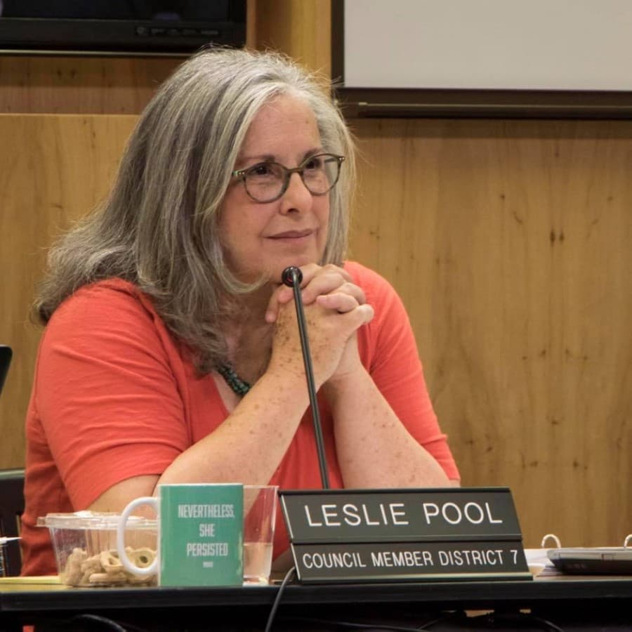 District 7 incumbent Leslie Pool earns second full City Council term in landslide