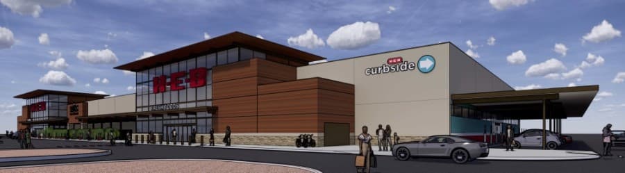 Leander’s newest H-E-B will be located at 19348 Ronald W. Reagan Blvd. in the new Bar W Marketplace. (Rendering courtesy H-E-B)