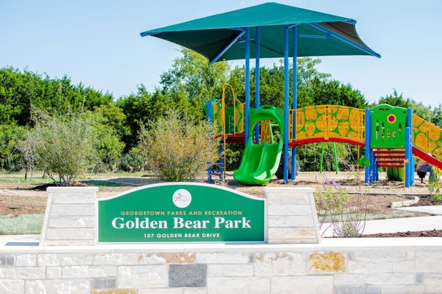 New outdoor play space Golden Bear Park now open in Georgetown