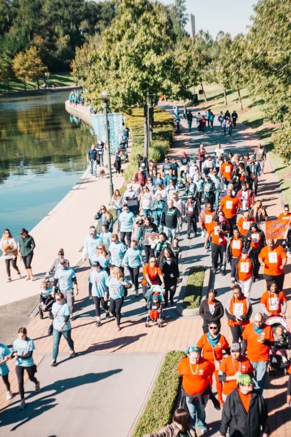 


The Out of The Darkness Walk is scheduled at Town Green Park, and guests can pick up T-shirts, attend a memorial event, drop off donations and purchase merchandise from their vehicles. Registration is required. 9 a.m.-1 p.m. Free. Town Green Park, 2099 Lake Robbins Drive, The Woodlands. 281-704-5097. https://afsp.donordrive.com 
(Courtesy American Foundation for Suicide Prevention)